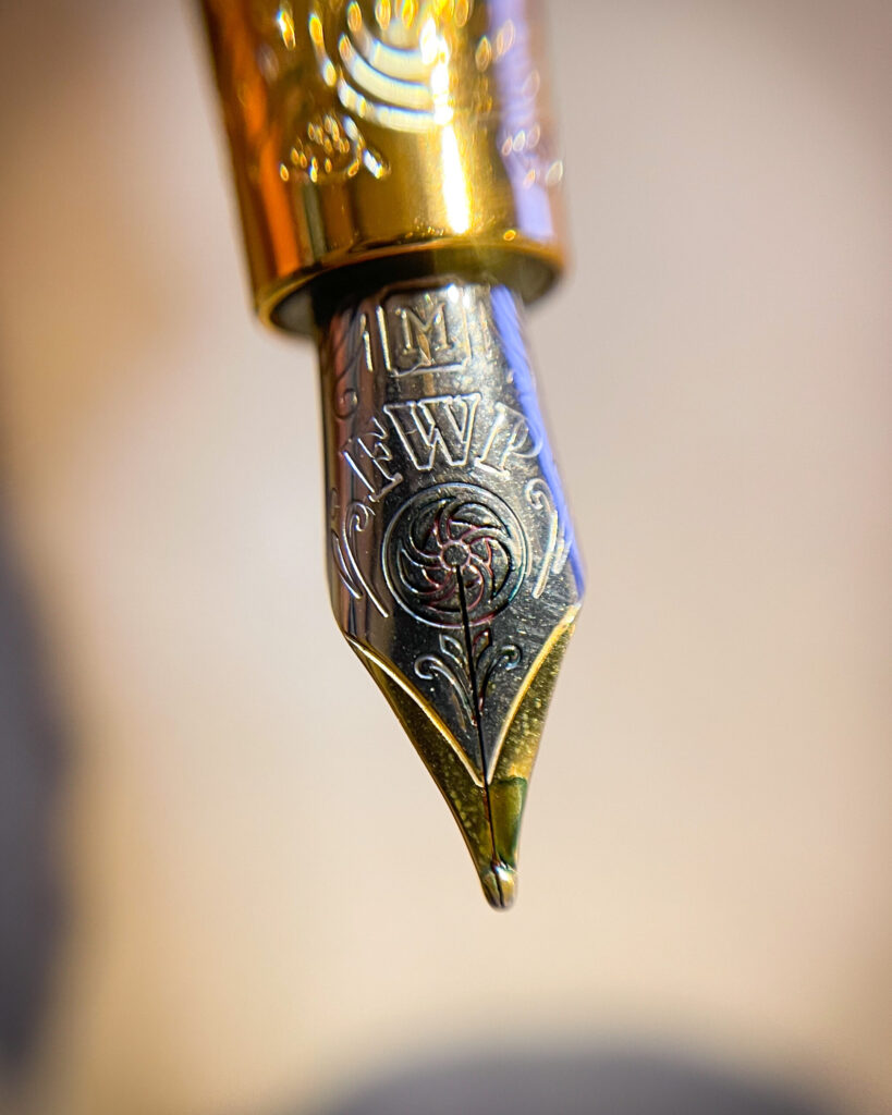 Ferris Wheel Press Bijou pen, nib closeup