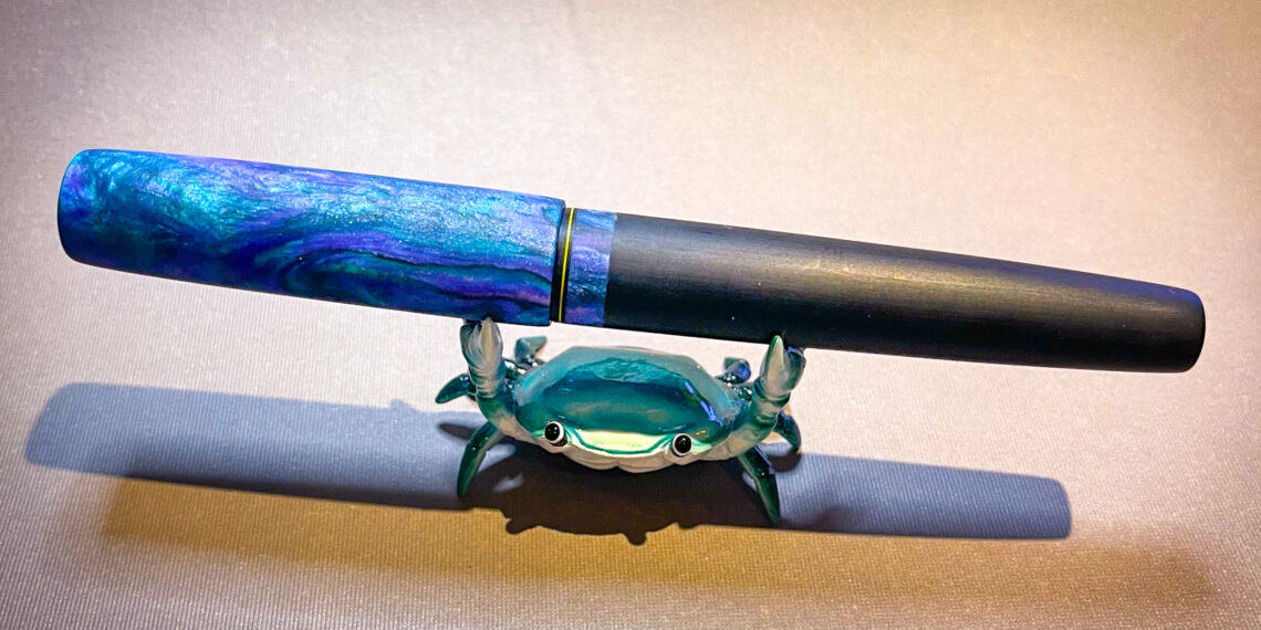 Blue Abalone Kimono by Casey Giddins